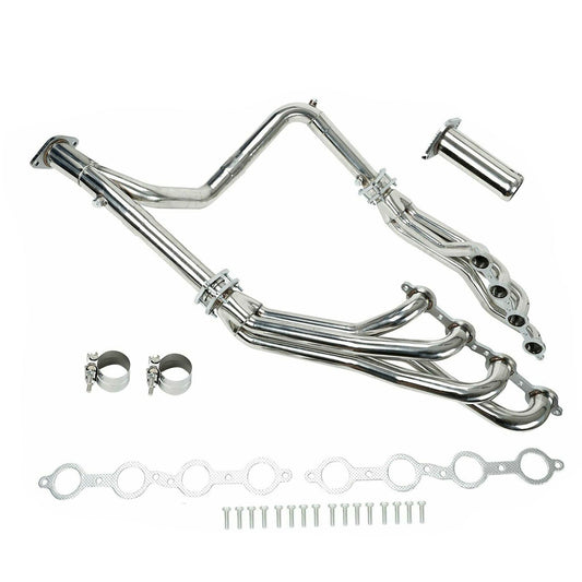 Assembled finished product Exhaust Header For Chevy GMC Sierra 2007-2014 1500/2500/3500