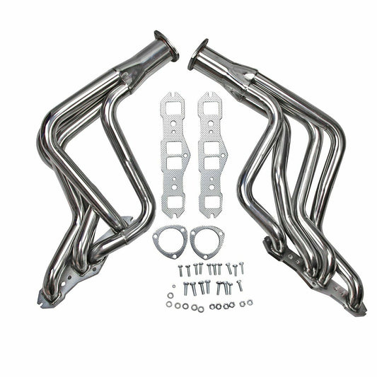 Exhaust Header for 1965-1974 Oldsmobile 350 400 455 V8 Cutlass Delta Dynofit