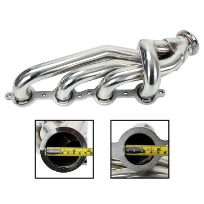 Exhaust Header for 1982-2004 Chevrolet Chevy GMC LS Swap 4.8L 5.3L 5.7L 6.0L 6.2L Engines S10 LS1 LS2 LS3 LS6 Dynofit