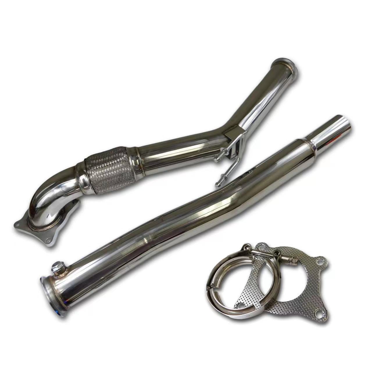 Exhaust Downpipe for 2006-2011 Audi A3 VW Golf GTi Jetta Mk5 Mk6 Dynofit