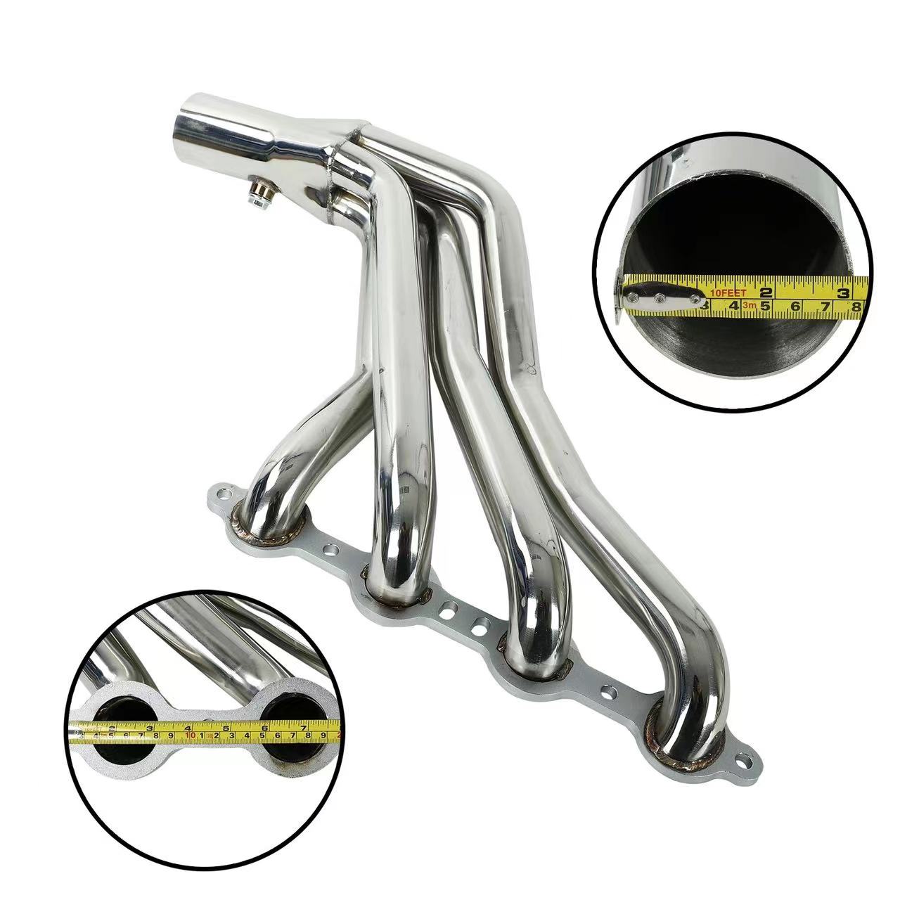 Exhaust Header for 1964-1988 Chevy Chevrolet Pontiac Buick LS1/LS2/LS3/LS6 LS V8 Swap Longtube 4.8L 5.3L 5.7L 6.0L 6.2L Dynofit