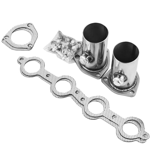 Exhaust Shorty Header for Chevy C10 Chevelle Camaro Caprice LS1 LS2 LS6 LS7 LSX Engines Dynofit