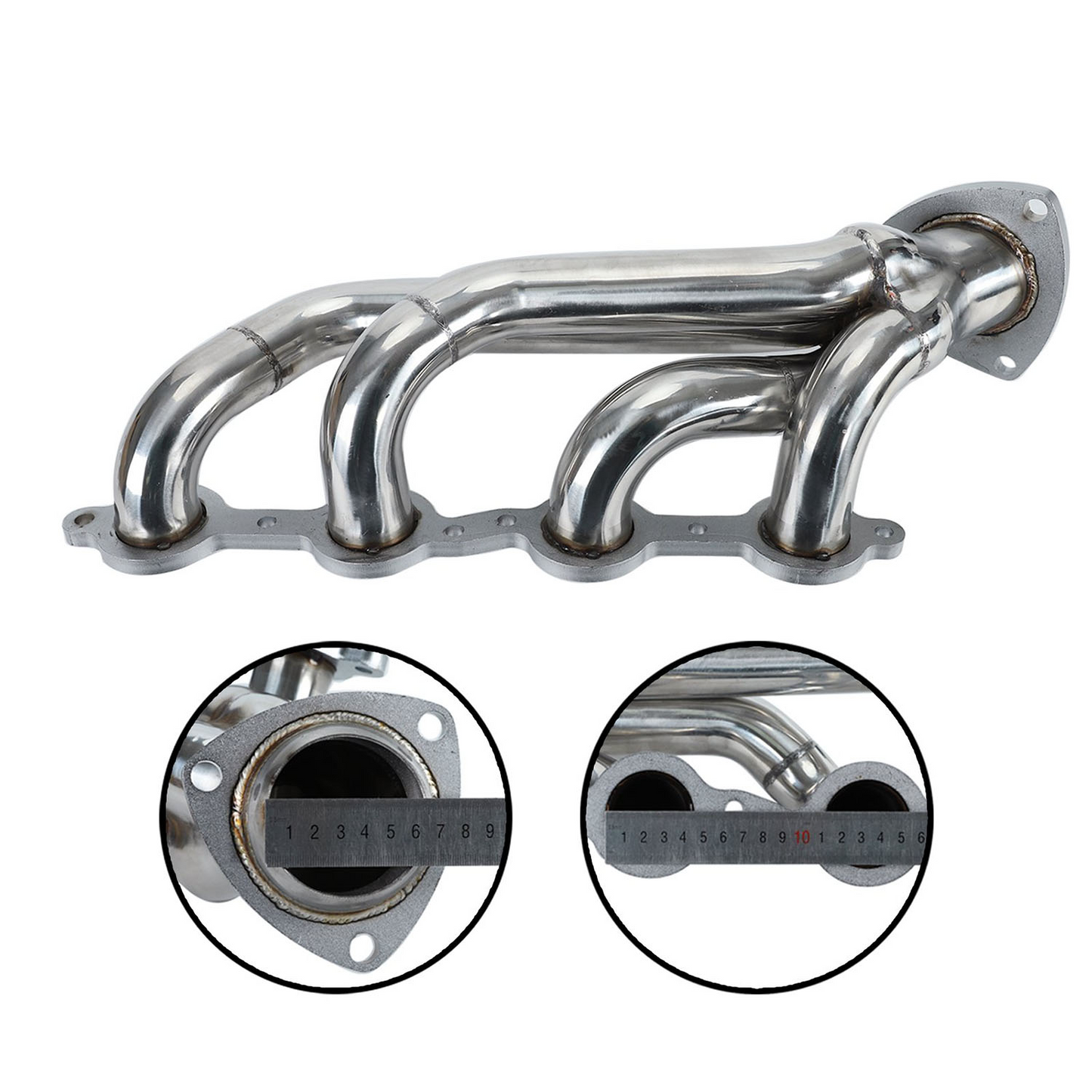 Exhaust Manifold Headers for 2002-2016 Chevy Silverado 1500 2500HD 4.8L 5.3L 6.0L Dynofit