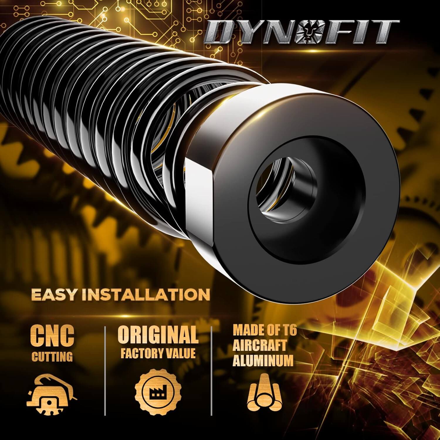 Dynofit 2" Front Leveling Kit for 1981-1996 F150 / 1999-2022 F-250/F-350 Super Duty Installation