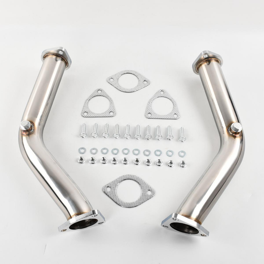 Downpipe Exhaust for 2003-2007 Nissan 350Z Infiniti G35 VQ35DE Test Pipes with Gaskets and Bolts Dynofit