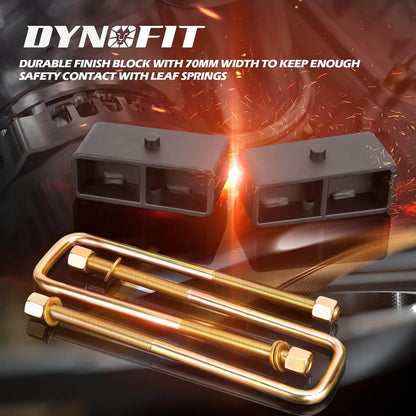 Dynofit 2" Rear Lift Block Kits for 2007-2024 Chevy Silverado 1500 GMC Sierra 1500
