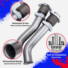 Exhaust Bellowed Up-Pipe Kit and Turbo Pedestal EBP Valve Delete for 1999–2003 7.3L Ford Powerstroke Diesel Dynofit