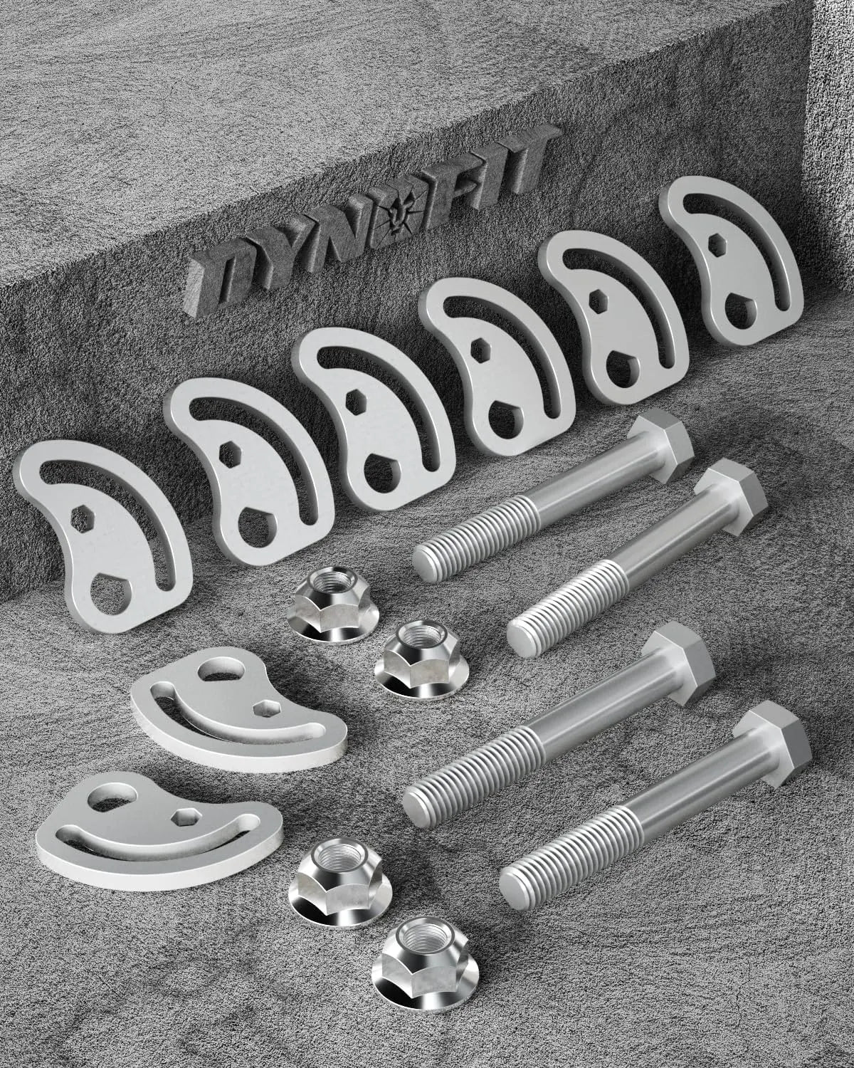 Dynofit Camber Bolt Kit for Chevy Silverado GMC Sierra 1500 2500 Alignment Camber Caster Adjusting Bolt