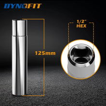 Dynofit Universal Spike Lug Nut Socket Key Set with 19mm Hex For 14x1.5 14x1.75 14x2.0 1/2-20 9/16-18 Socket Keys