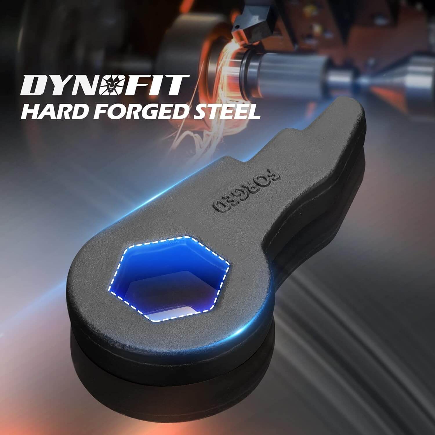 Dynofit 1-3" Adjustable Front Leveling Lift Kit for 2001-2010 Chevy Silverado and GMC Sierra 1500HD/2500HD/3500HD
