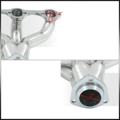 Exhaust Header for 1964-1978 Ford V8 260 289 302 Small Block Stainless SBF Hugger Dynofit