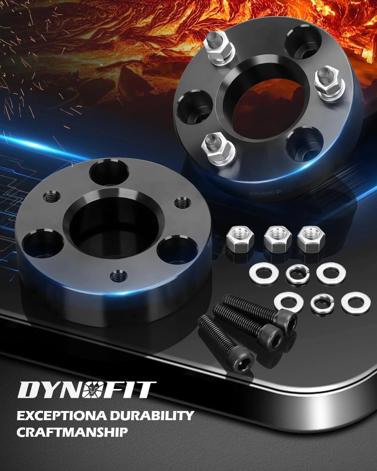 Dynofit 2" Front Leveling Lift Kit for 2006-2025 Dodge Ram 1500 2005-2010 Dakota