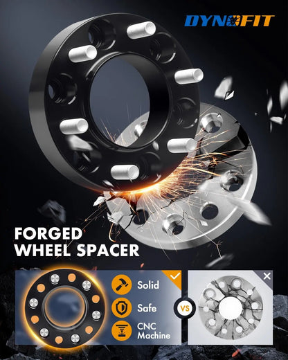 Dynofit 1.5" 6x5.5 Hubcentric Wheel Spacers for Toyota Tacoma Tundra