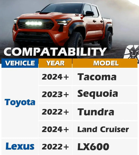 Dynofit 1 inch  6x5.5 Wheel Spacers and 24 PCS M14×1.5 Lug Nuts for Toyota and Lexus Fitment