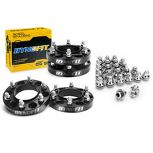 Dynofit 1 inch  6x5.5 Wheel Spacers and 24 PCS M14×1.5 Lug Nuts for Toyota and Lexus
