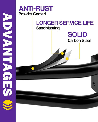 ne-Piece Rear Bumper Hitch with Toolbox for John Deere Z235 Z255 Z335E Z335M Z345M Z345R Z355E Z375R BM2448, Heavy Duty Zero Turn Mower Trailer Hitch Accessory