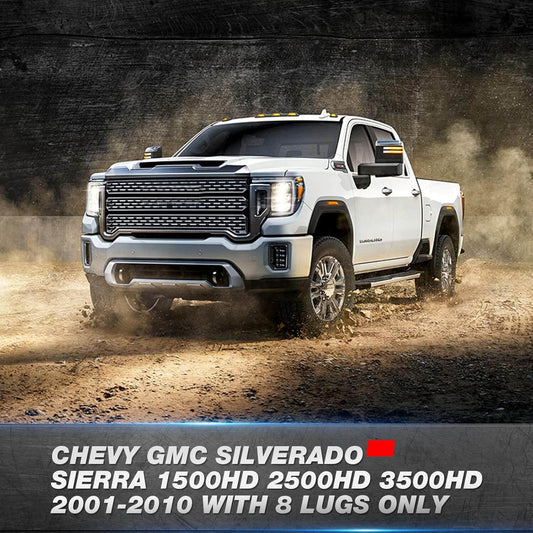 Dynofit 1-3" Adjustable Front Leveling Lift Kit for 2001-2010 Chevy Silverado and GMC Sierra 1500HD/2500HD/3500HD Fitment