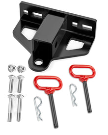 Dynofit 1-1/4-Inch Lawn Mower Receiver Hitch with 2 Red Pins