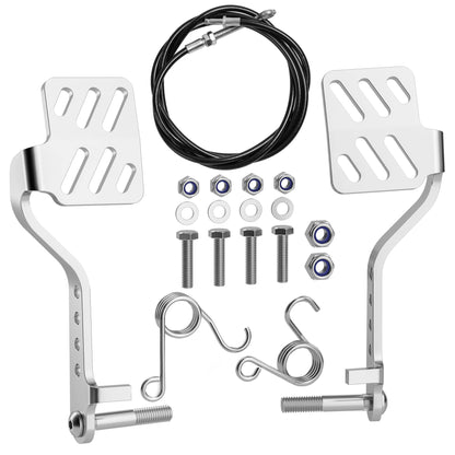 Dynofit Go-Kart Throttle & Brake Pedal Kit with 71-Inch Cable