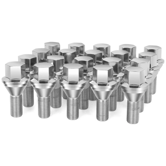 Dynofit 20PCS M12x1.25 Wheel Lug Bolts for 2015+ Jeep Renegade 2023+ Dodge Hornet