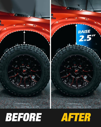 Dynofit 2.5" Front Leveling Lift Kit for 2004-2025 Ford F150 Raise 2.5"