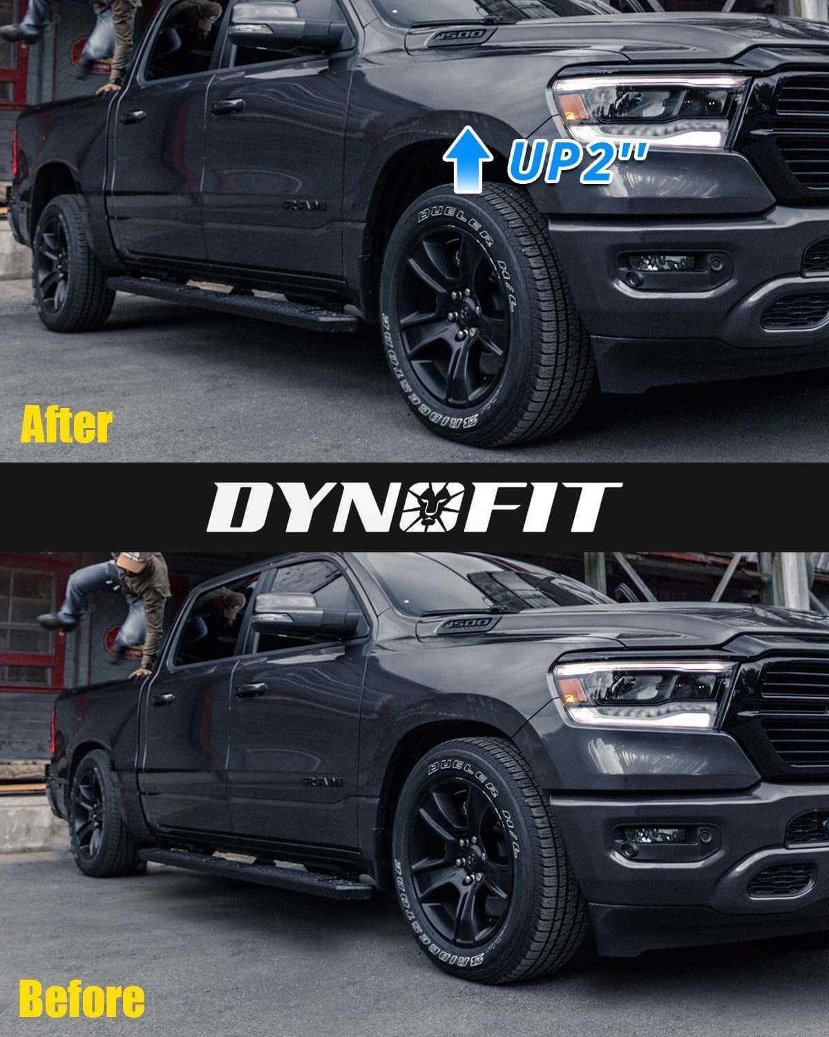 Dynofit 2" Front Leveling Lift Kit for 2006-2025 Dodge Ram 1500 2005-2010 Dakota UP 2"
