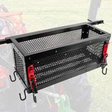 Dynofit Tractor ROPS Tool Basket with 6 Hooks & Mounting Clamps