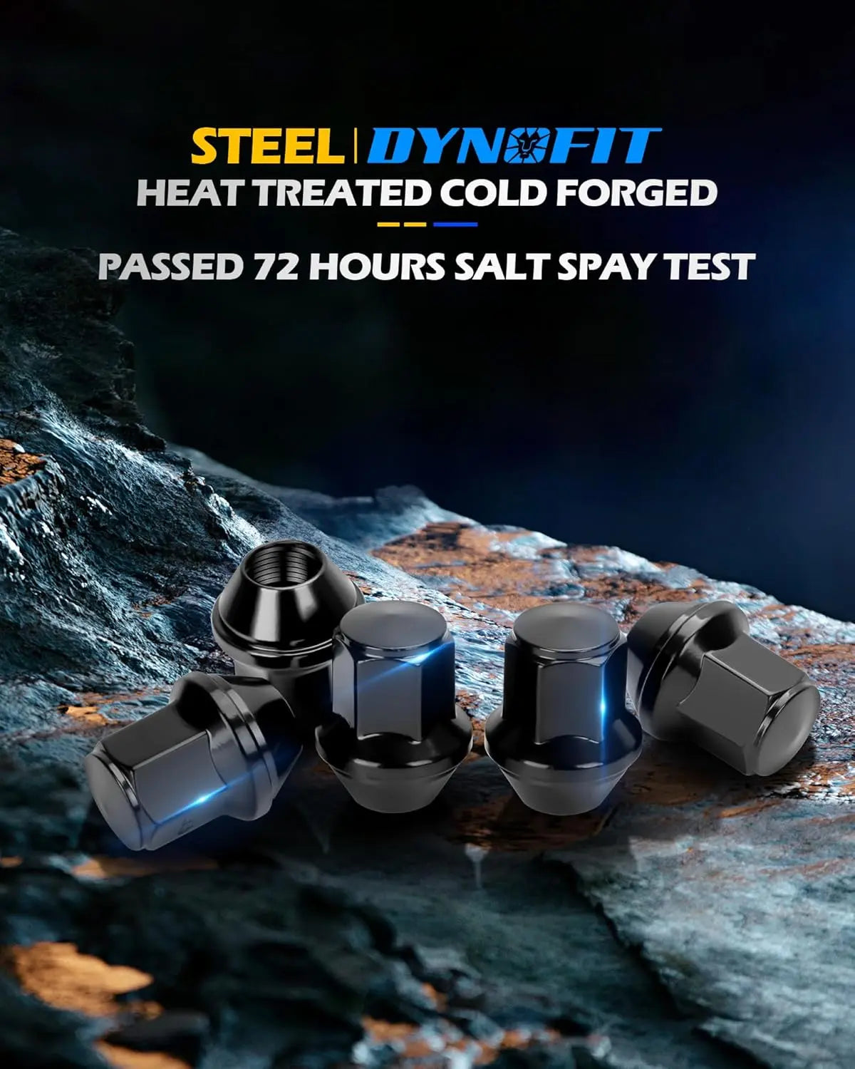 Dynofit 20PCS M14x1.5 Wheel Lug Nuts for Ford Mustang Explorer Edge