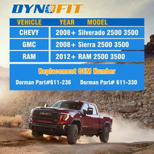 Dynofit 32PCS 14x1.5 Lug Nuts Fit 2008+ Silverado Sierra 2500 3500 and 2012+ Ram 2500 3500