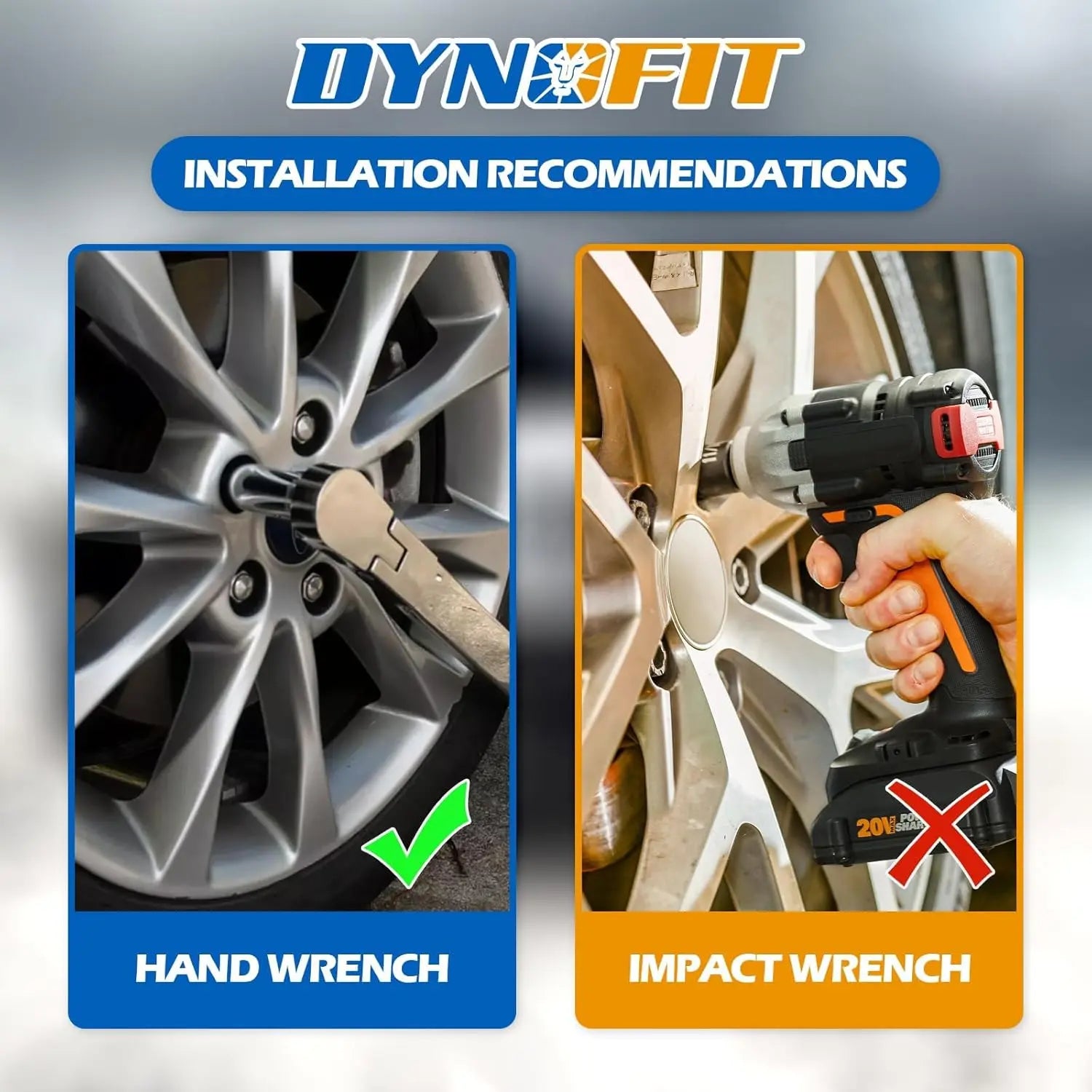 Dynofit 32PCS 14x1.5 Lug Nuts for 2008+ Silverado Sierra 2500 3500 Installation Recommendations