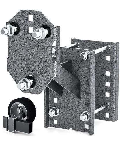 Dynofit Trailer Spare Tire Carrier for 4-, 5- & 6-Lug Wheels