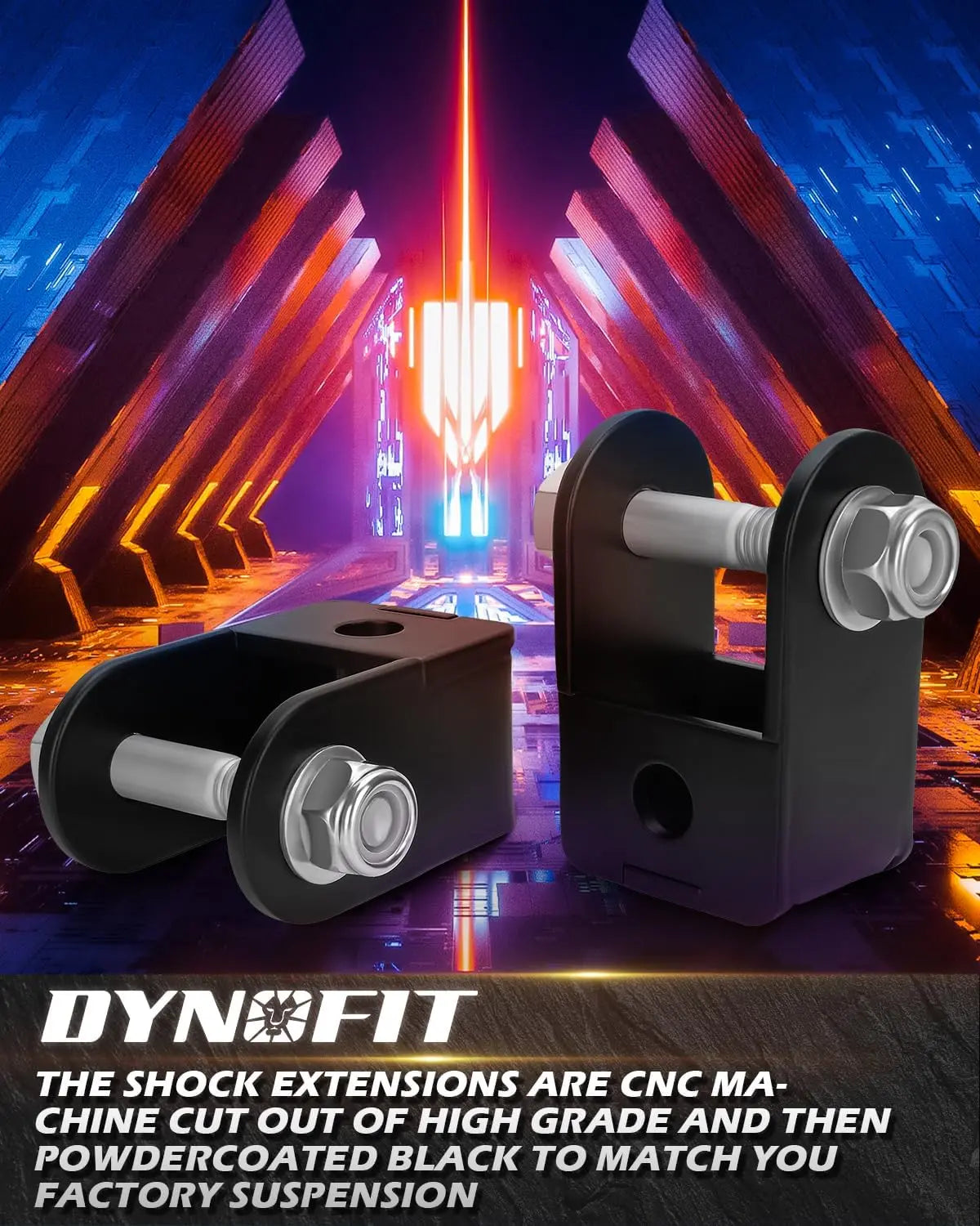 Dynofit 2.5" Front and 1.25" Rear Full leveling Lift Kit for 2011-2019 Ford Explorer