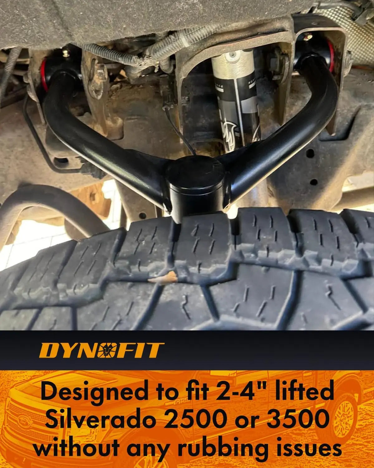 2-4" Upper Control Arms for 2011-2019 Chevy Silverado GMC Sierra 2500HD 3500HD Installation