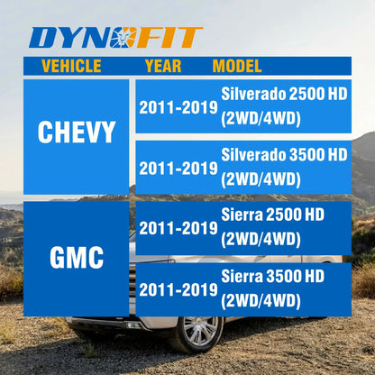 2-4" Upper Control Arms for 2011-2019 Chevy Silverado GMC Sierra 2500HD 3500HD Fitment