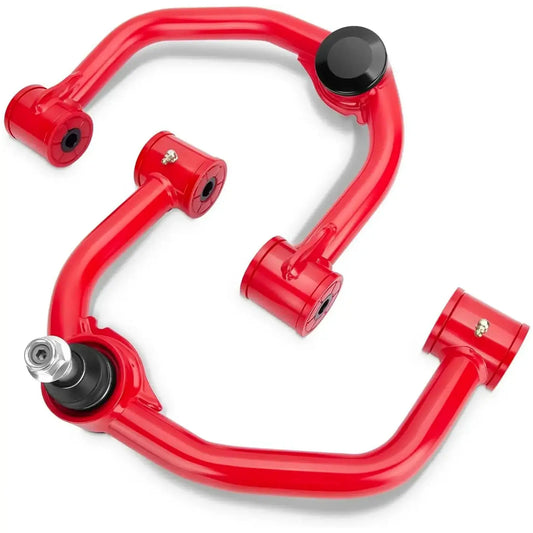 2–4" Tubular Red Upper Control Arms for 2004–2020 Ford F-150 Front Suspension