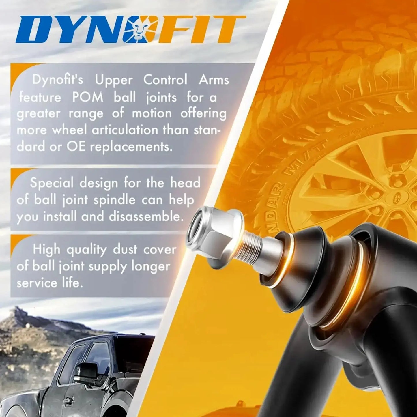 Detail for Dynofit‘s ball joints