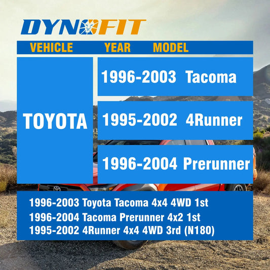 2-4" Upper Control Arms For 1996-2003 Tacoma 4WD Front Suspension Dynofit
