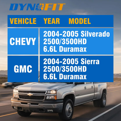 EGR Delete Kit for 2004-2005 Chevy Silverado 2500/3500HD and GMC Sierra 2500/3500HD 6.6L Duramax Fitment