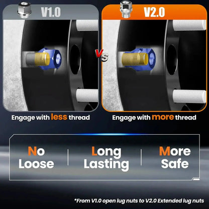 2" 6x5.5 Wheel Spacers for Toyota 4Runner Tacoma FJ Cruiser Isuzu M12x1.5