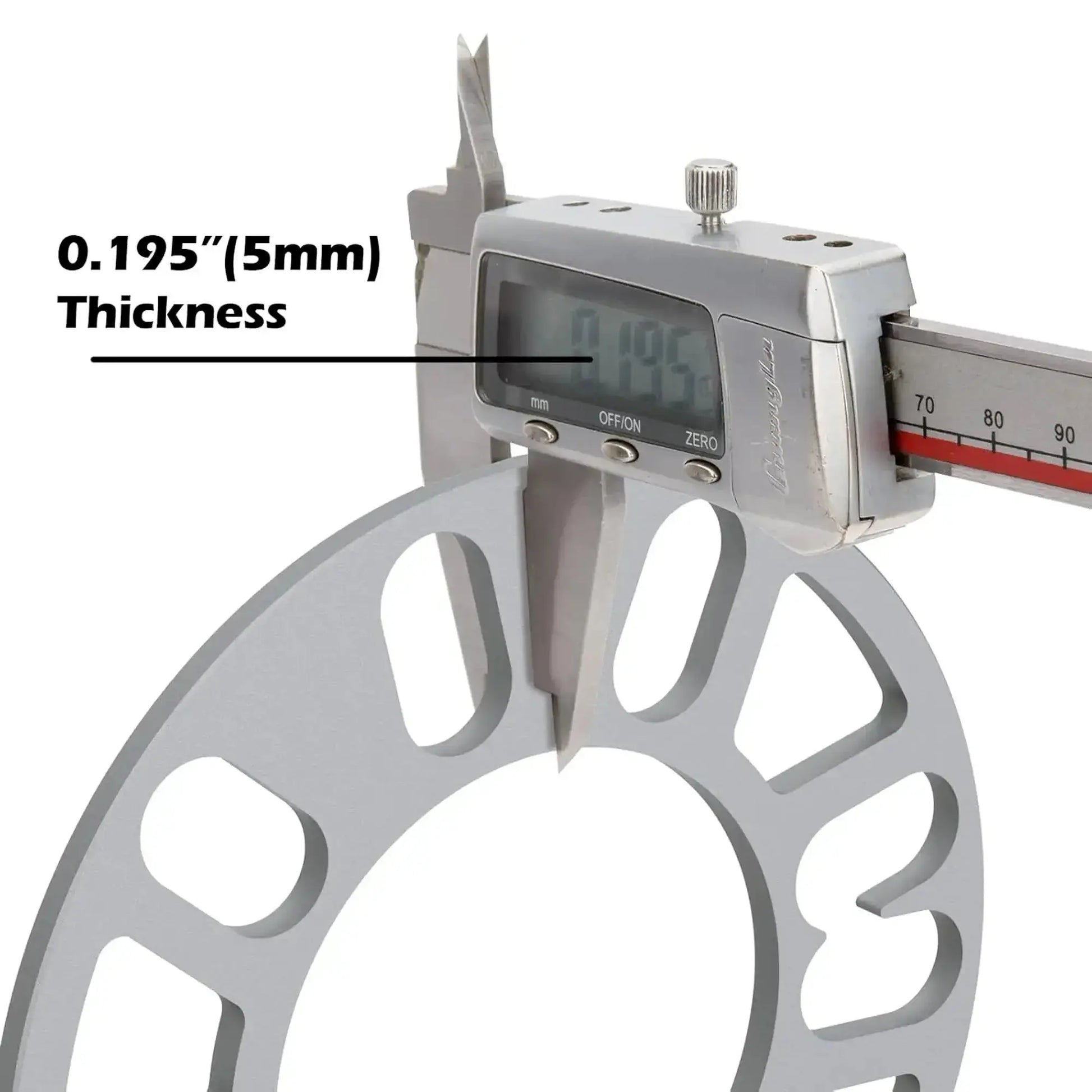 Dynofit Universal 5mm Wheel Spacers for 4 Lug & 5 Lug Wheels Thickness