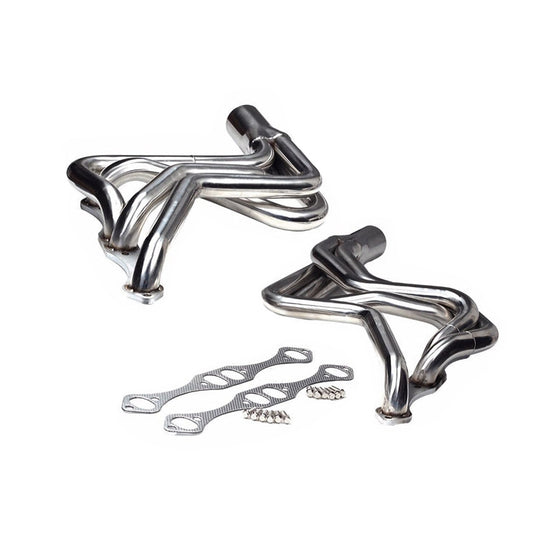 Exhaust Header for 1972-1987 Small Block Chevy Malibu, Grand Prix, Monte Carlo, Cutlass, Regal and 1970-1981 SBC 267-400 V8 Camaro Dynofit