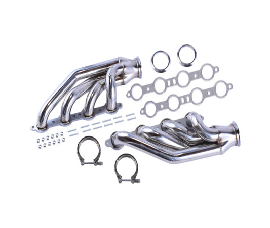 Exhaust Header Manifold for 1998-2014 Chevrolet LS1 LS2 LS3 LS6 Chevy Cadillac CTS Pontiac Firebird V8 Engines GTO LSX Dynofit