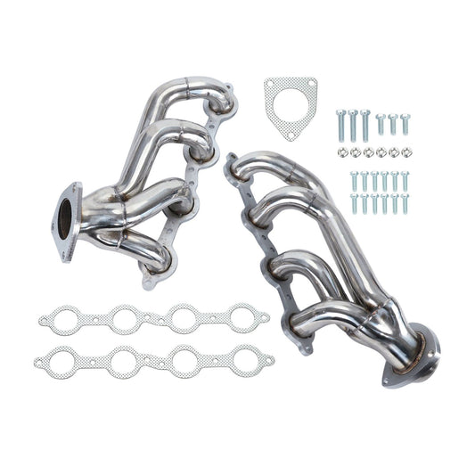 Exhaust Manifold Headers for 2002-2016 Chevy Silverado 1500 2500HD 4.8L 5.3L 6.0L Dynofit