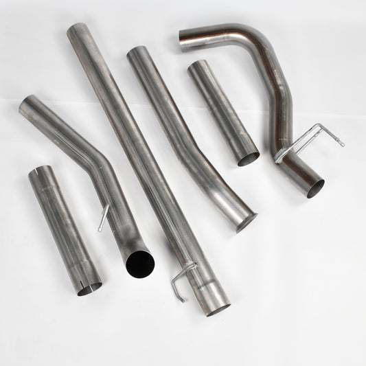 Dynofit 4" DPF Delete Race Downpipe-Back Exhaust for 2011–2019 Ford 6.7L Powerstroke Cab and Chassis