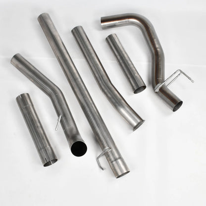 Dynofit 4" DPF Delete Race Downpipe-Back Exhaust for 2011–2019 Ford 6.7L Powerstroke Cab and Chassis