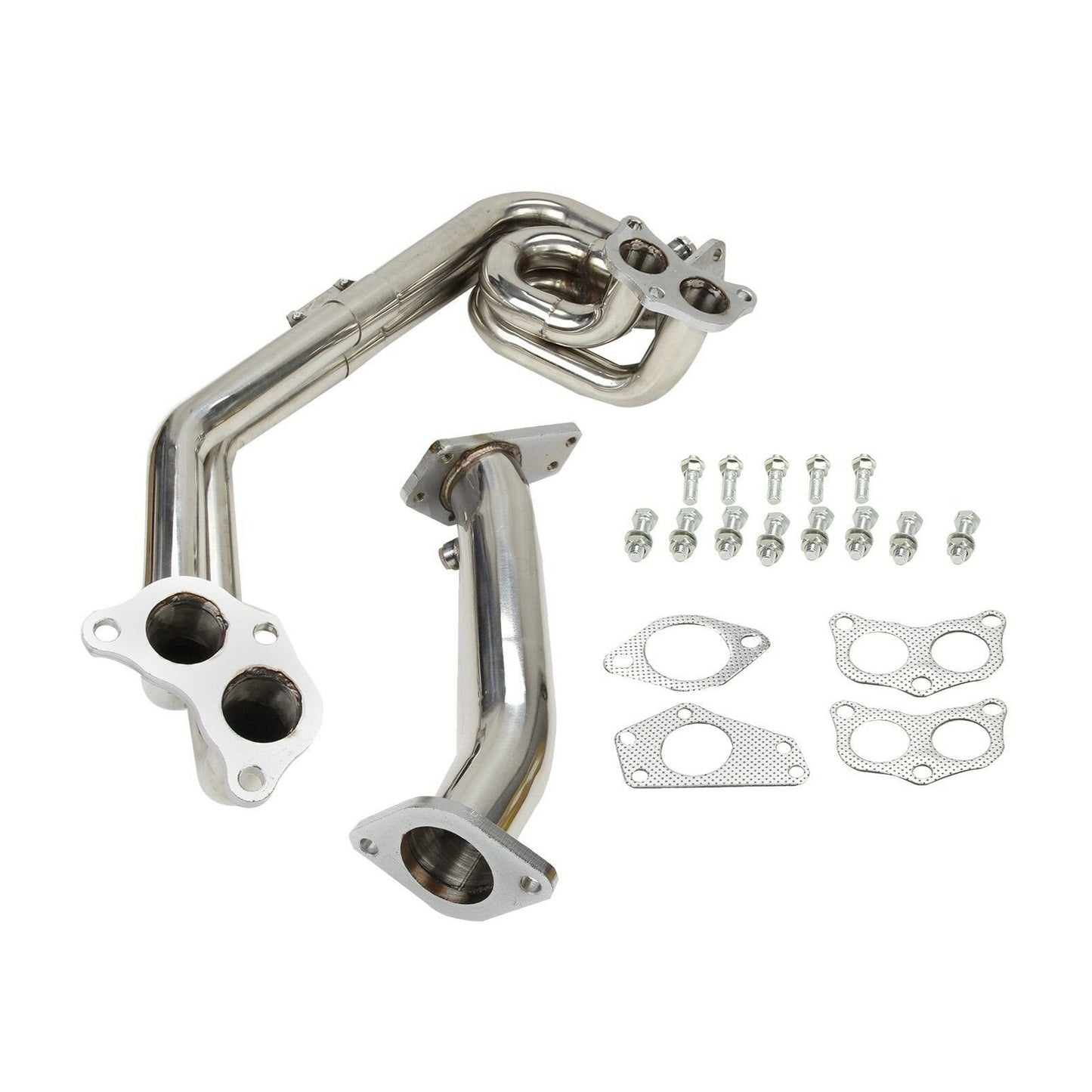 Exhaust Header for 2008-2017 Subaru Impreza WRX STi 2.0L 2.5L EJ20 EJ25 H4 Dynofit