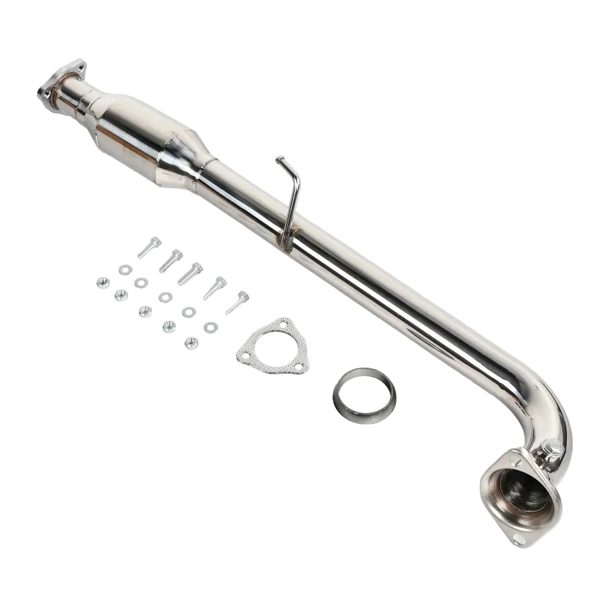Stainless Exhaust Pipe and Tip for 2001–2005 Honda Civic EX 1.7L D17A2 Dynofit