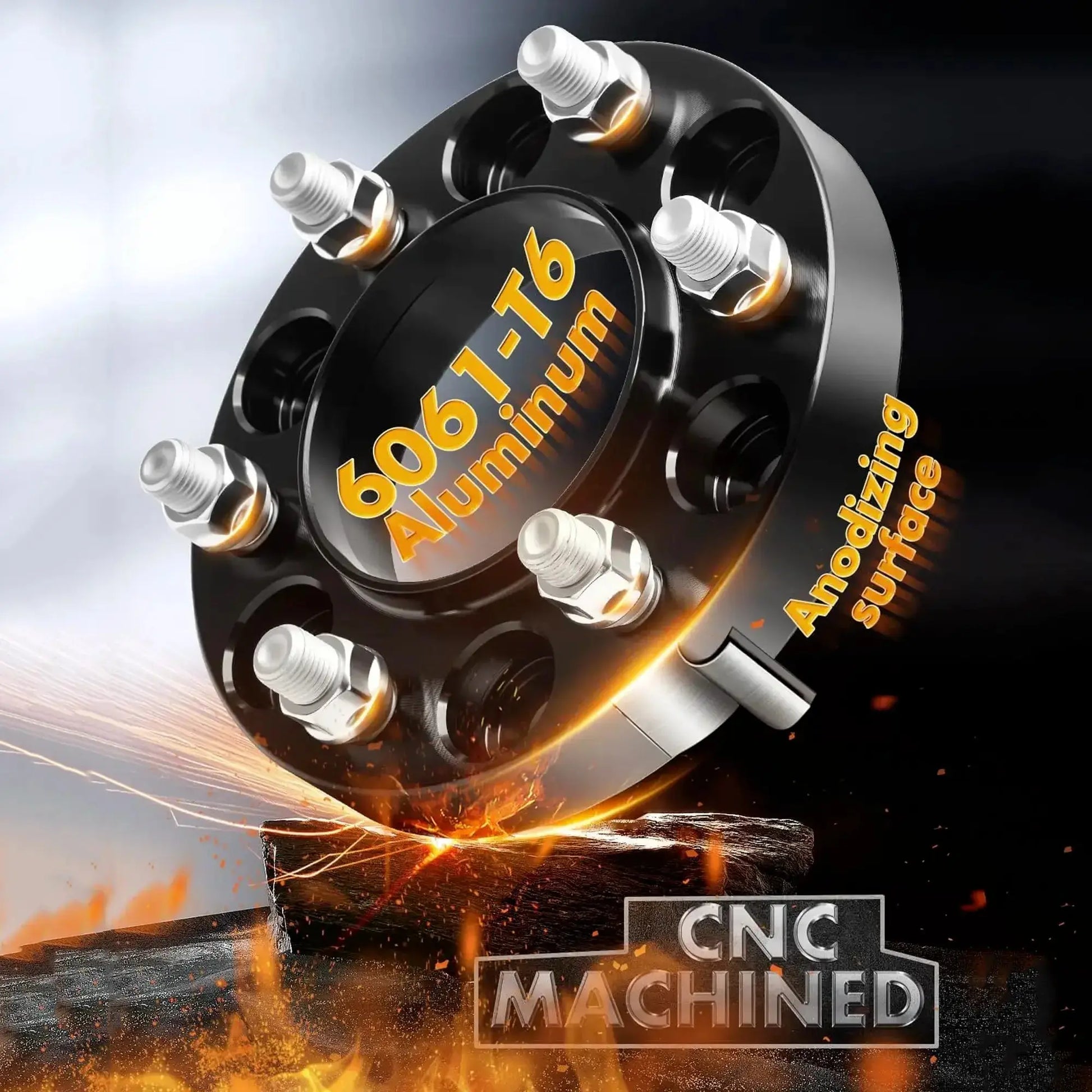 1" Hub Wheel Spacers for Toyota Tacoma Dynofit CNC Machined