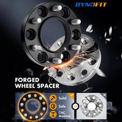 1" Hub Wheel Spacers for Toyota Tacoma Dynofit Solid and Safe