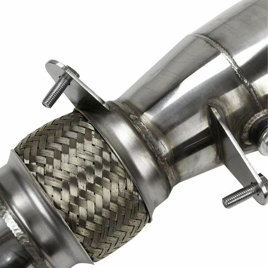 Dynofit Catless Exhaust Downpipe for N20 2012-2014 BMW 328i 330i Detail